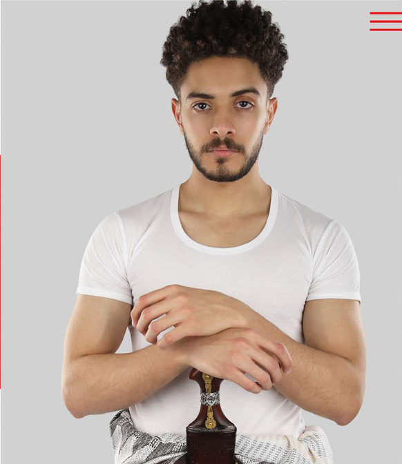 man with half Wihte 3